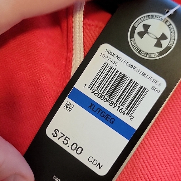 Under Armour Red ColdGear Zip-Up - Picture 6 of 7